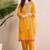 Women Ethnic Motifs Embroidered Regular Gotta Patti Kurta with Trousers & With Dupatta