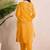 Women Ethnic Motifs Embroidered Regular Gotta Patti Kurta with Trousers & With Dupatta