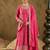 Ethnic Motifs Embroidered Thread Work Kurta with Trousers & Dupatta
