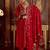 Floral Embroidered Empire Kurta with Trousers & Dupatta