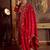 Floral Embroidered Empire Kurta with Trousers & Dupatta