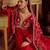 Floral Embroidered Empire Kurta with Trousers & Dupatta