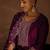 Ethnic Motifs Embroidered Sequinned Straight Kurta With Trousers & Dupatta