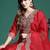 Ethnic Motifs Embroidered Regular Liva Kurta With Trousers & Dupatta