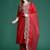 Ethnic Motifs Embroidered Regular Liva Kurta With Trousers & Dupatta