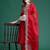 Ethnic Motifs Embroidered Regular Liva Kurta With Trousers & Dupatta