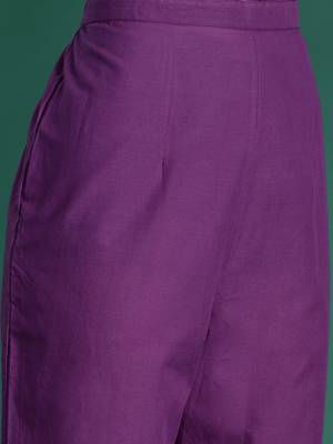 Bandhani Printed Sequinned Pure Cotton Kurta With Trousers & Dupatta 4