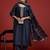 Floral Embroidered Sequinned Kurta With Trousers & Dupatta