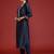Floral Embroidered Sequinned Kurta With Trousers & Dupatta