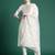 Ethnic Motifs Embroidered Panelled Liva Kurta With Trousers & Dupatta