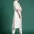 Ethnic Motifs Embroidered Panelled Liva Kurta With Trousers & Dupatta