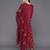 Floral Embroidered Round Neck Three-Quarter Sleeves Thread Work Kurta Set