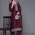 Ethnic Motifs Embroidered Regular Sequinned Kurta with Trousers & Dupatta