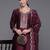 Ethnic Motifs Embroidered Regular Sequinned Kurta with Trousers & Dupatta
