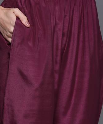 Ethnic Motifs Embroidered Regular Sequinned Kurta with Trousers & Dupatta 3