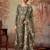 Floral Embroidered Regular Thread Work Chanderi Silk Straight Kurta Set