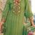 Floral Embroidered Thread Work Pure Cotton Kurta with Trousers & Dupatta