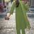 Floral Embroidered Thread Work Pure Cotton Kurta with Trousers & Dupatta