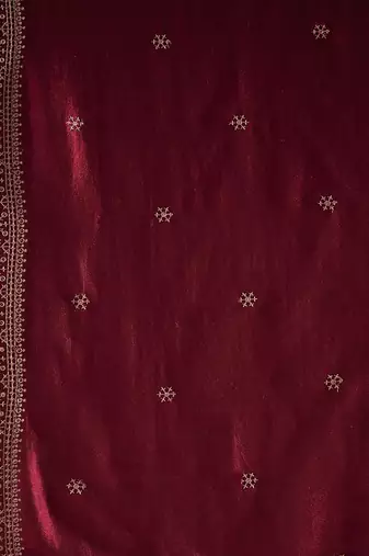 Ethnic Motifs Embroidered Thread Work Straight Kurta with Trousers & Dupatta