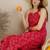 Bandhani Printed Shoulder Straps Pure Cotton Kurta with Trousers