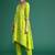 Women Bandhani Printed Empire Thread Work Pure Cotton Kurta with Trousers & With Dupatta