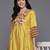 Floral Embroidered Thread Work Kurta With Trousers