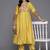 Floral Embroidered Thread Work Kurta With Trousers