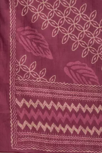 Ethnic Motifs Printed Pure Cotton Straight Kurta with Trousers & Dupatta