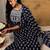 Ethnic Motifs Printed Thread Work Kurta With Trousers & Dupatta
