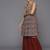 Women Dyed Regular Thread Work Kurta with Sharara & With Dupatta