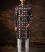 Patola print kurta for men |navratri kurta