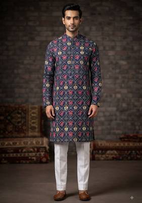 Patola print kurta for men |navratri kurta 1