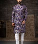Patola print kurta for men |navratri kurta