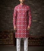 Patola print kurta for men |navratri kurta