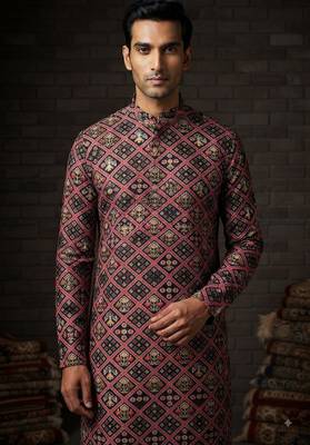Patola print kurta for men |navratri kurta 2