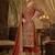 red embroidery crep full stitched farshi salwar