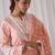 Floral Embroidered Notched Neck Cotton Straight Kurta with Trousers & Dupatta