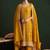 Floral Embroidered Thread Work Kurta With Trousers & Dupatta
