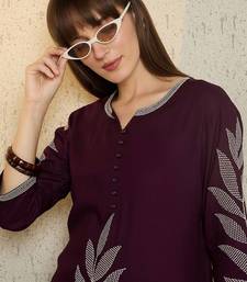 Women Floral Embroidered Regular Thread Work Kurta with Trousers