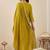 Women Embroidered Regular Thread Work Kurta And Trousers With Dupatta