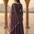 Floral Yoke Design Round Neck Anarkali Kurta With Trousers & Dupatta