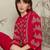 Women Ethnic Motifs Print Regular Beads and Stones Pure Cotton Kurta with Trouser