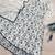 white color thread embroidery work with gpo lace border georgette gown set