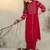 Women Ethnic Motifs Print Regular Beads and Stones Pure Cotton Kurta with Trouser