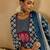 Ethnic Motifs Printed Thread Work Pure Cotton Kurta with Trousers & Dupatta