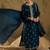 Women Embroidered Regular Sequinned Kurta with Trousers & With Dupatta