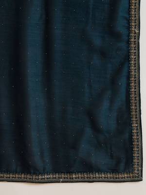 Women Embroidered Regular Sequinned Kurta with Trousers & With Dupatta 4