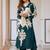 Women Floral Printed Regular Sequinned Kurta with Salwar