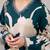 Women Floral Printed Regular Sequinned Kurta with Salwar