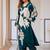 Women Floral Printed Regular Sequinned Kurta with Salwar